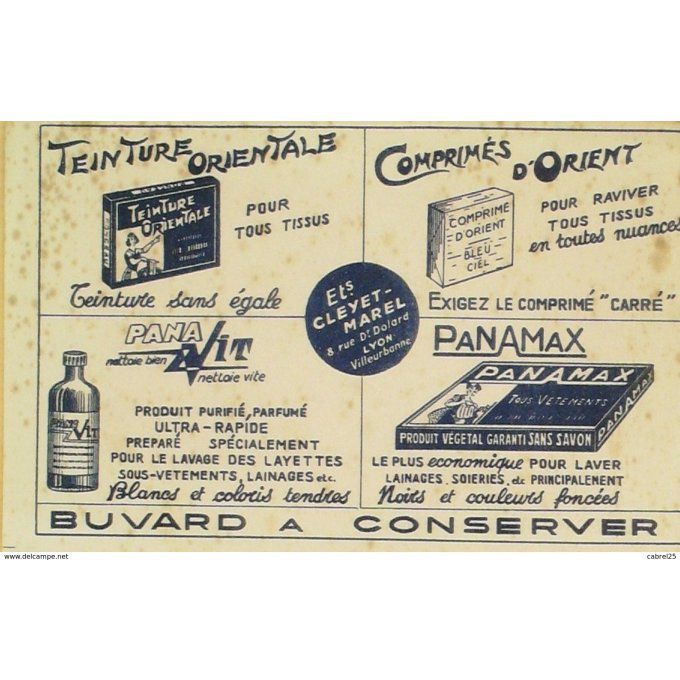 Buvard CLEYET MAREL Entretien