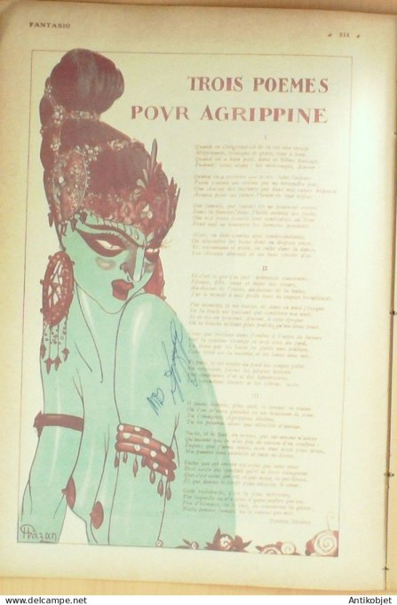 Fantasio 334 1921 Reb Gerbault Benoit Milliere Morin Vallee Herouard