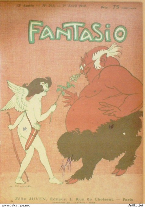 Fantasio 293 1919 Kuhn-Regnier Torne-Esquius Lorenzi Brunelleschi Gerbault