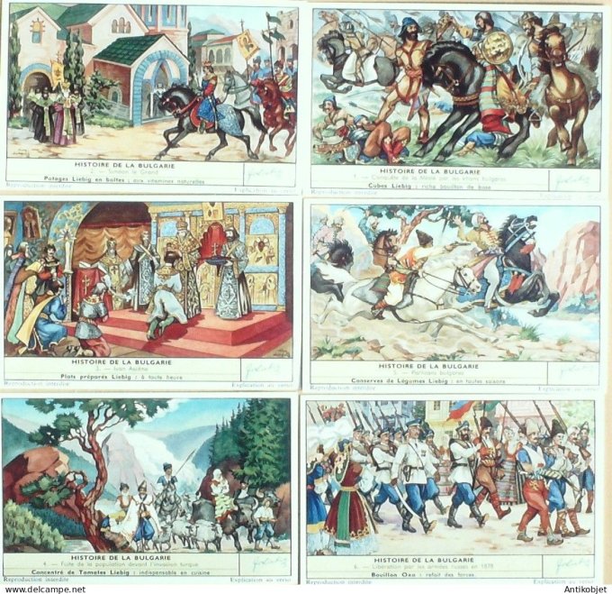 Chromo Liebig Sang 1743 Bulgarie son histoire (1960)