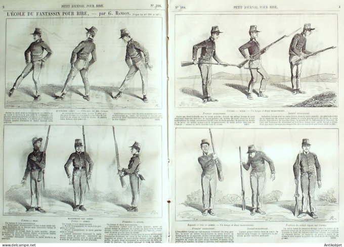 Petit journal pour Rire 1862 # 388 Jocrissiana Baric