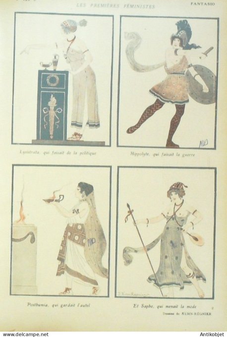 Fantasio 293 1919 Kuhn-Regnier Torne-Esquius Lorenzi Brunelleschi Gerbault