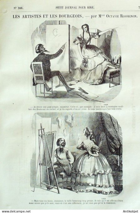 Petit journal pour Rire 1862 # 388 Jocrissiana Baric