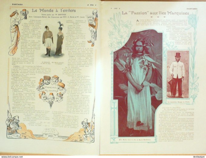 Fantasio 185 1914 Iles Marquises Zina Brozia