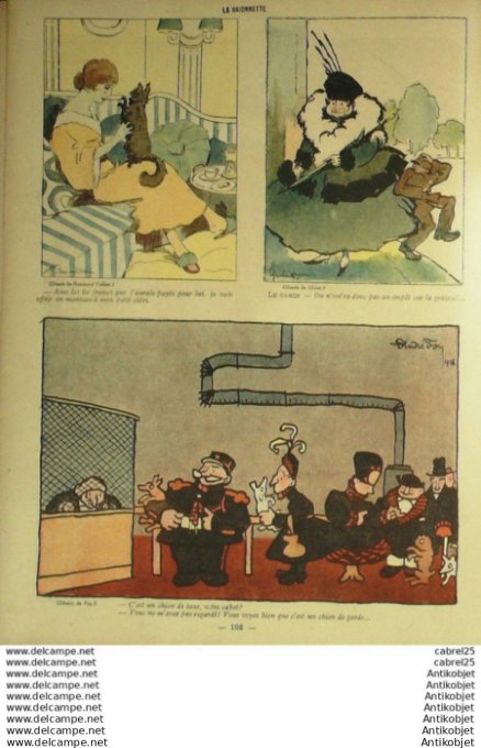 La Baionnette 1917 # 085 (Taxons Taxons) Manfredini Ordner Pallier Kern Foy