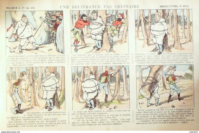 Une Delivrance Pas Ordonaire (Pellerin d'epinal) Augé
