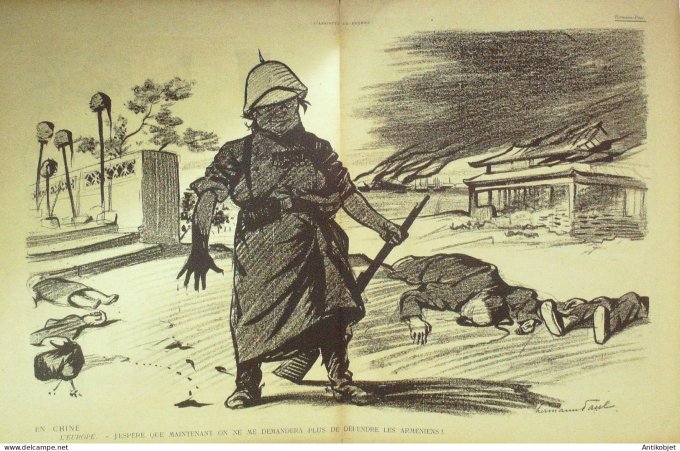 L'Assiette au beurre 1901 #   2 A Montceau les Mines Leandre Huard Roubille Grun