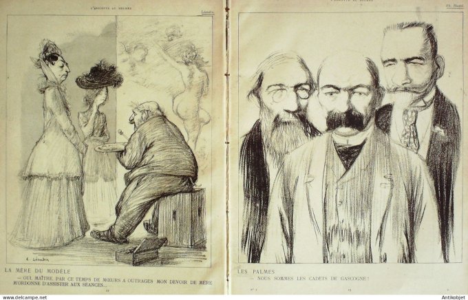 L'Assiette au beurre 1901 #   2 A Montceau les Mines Leandre Huard Roubille Grun