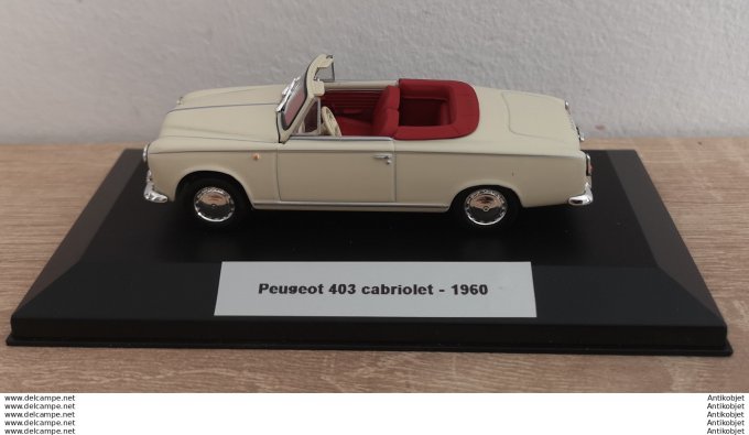Peugeot 403 cabriolet 1960 1:43