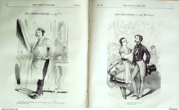 Petit journal pour Rire 1858 # 177 Boheme doree Monta