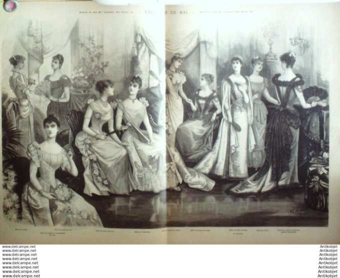 Journal + Patron Mode illustrée  1891 # 51 (with Pattern)