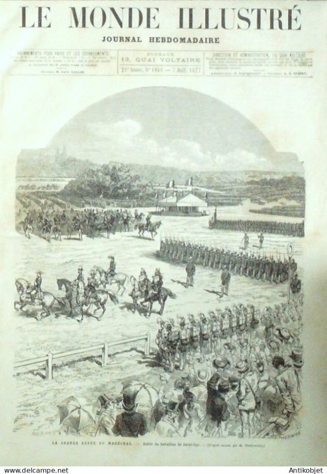 Le Monde illustré 1877 n°1056 Roumanie Garbina Braïla Matchin