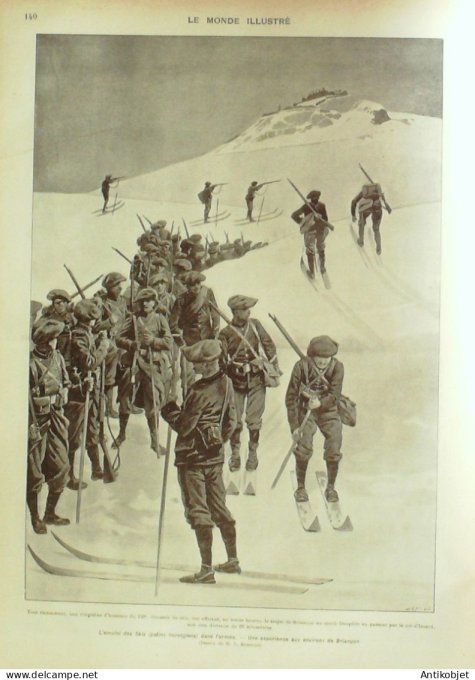 Le Monde illustré 1902 n°2344 Victor Hugo Centenaire Autriche Trieste Via Nuova Roquebrune (06)