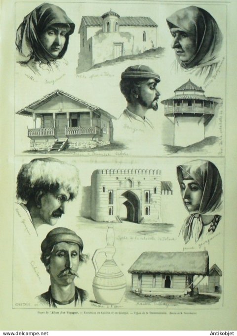 Le Monde illustré 1869 n°650 Le Havre (76) Inde Serringham Algérie Oran Vimoutiers (61) Allemagne Be