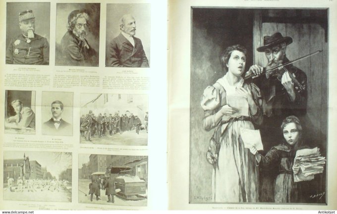Le Monde illustré 1902 n°2344 Victor Hugo Centenaire Autriche Trieste Via Nuova Roquebrune (06)