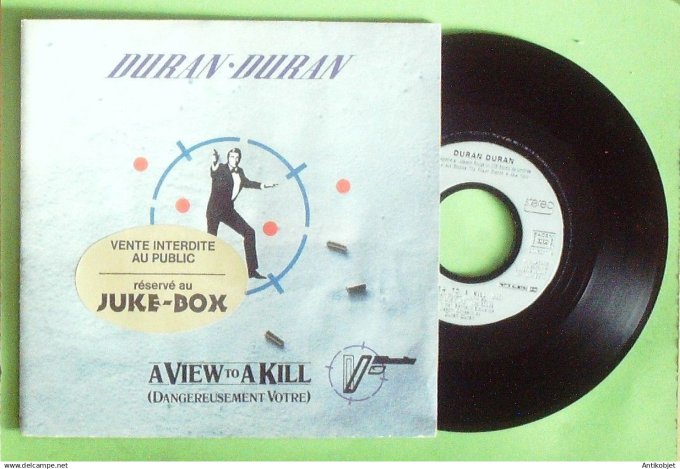 Duran Duran 45T SP A view to a kill 1985 (juke box) 1985