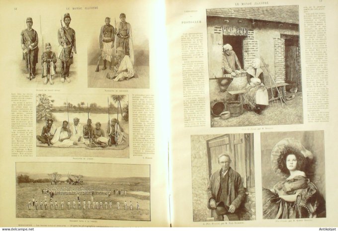 Le Monde illustré 1894 n°1922 Madagascar Hovas Sakalaves Maroc Lab-el-Badoud Sarah Bernhardt  Bordea
