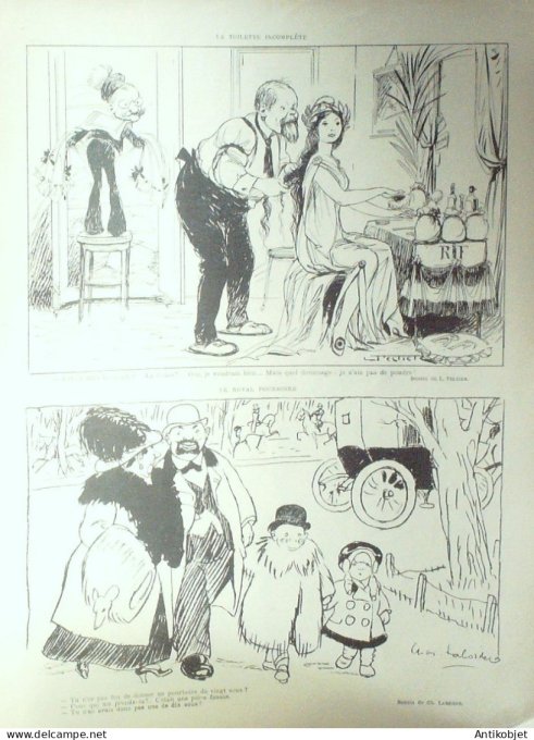 Le Rire 1912-11-16 # 511 Journal humoristique Ed.Originale Petits benefices