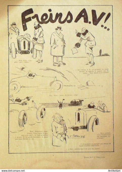 Le Rire 1925-07- 9 # 440 Journal humoristique Ed.Originale Guillaume-le-Conquerant