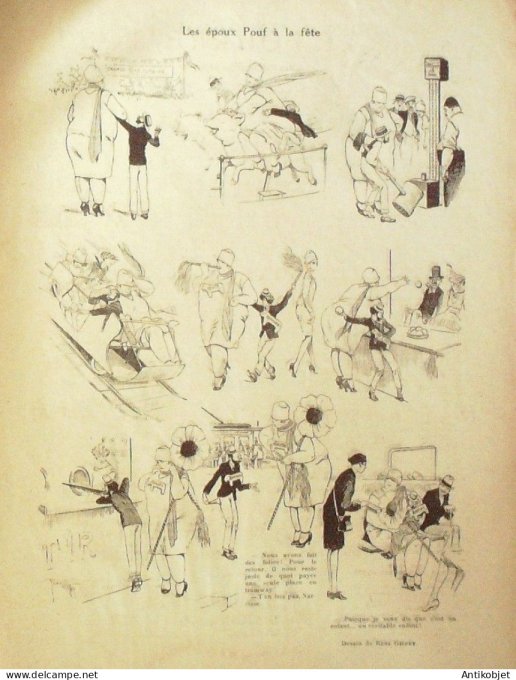 Le Rire 1925-07- 9 # 440 Journal humoristique Ed.Originale Guillaume-le-Conquerant