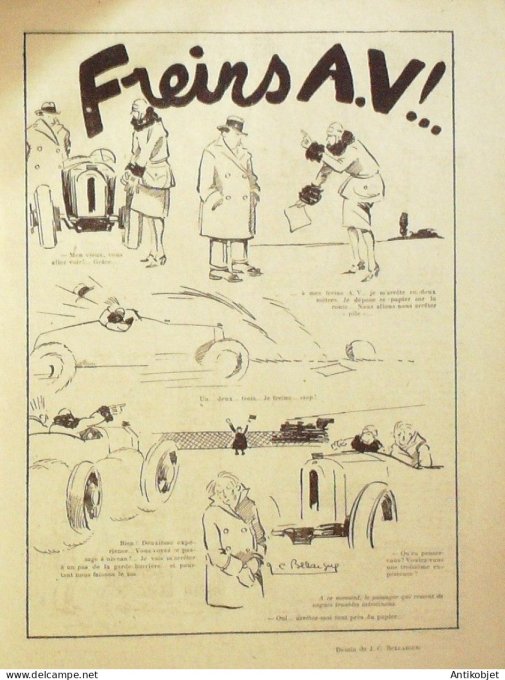 Le Rire 1925-07- 9 # 440 Journal humoristique Ed.Originale Guillaume-le-Conquerant