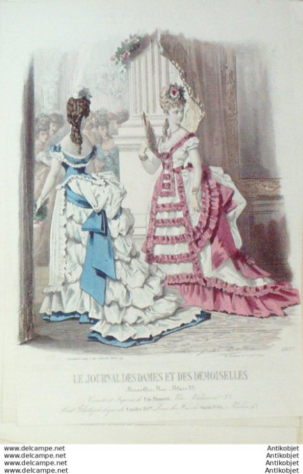 Journal des Dames Demoiselles 1873 # 1127 (Maison Plument)