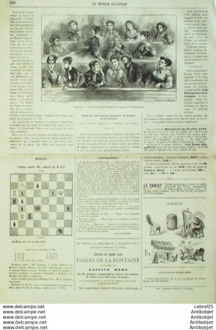 Le Monde illustré 1867 n°569 Tours (37) Angleterre Londres Inde Seringham