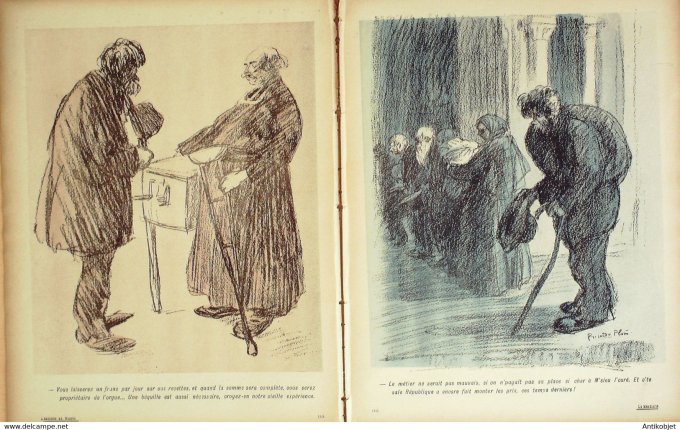 L'Assiette au beurre 1906 # 278 La mendicité Florès Ricardo