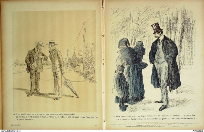 L'Assiette au beurre 1906 n°278 La mendicité Florès Ricardo