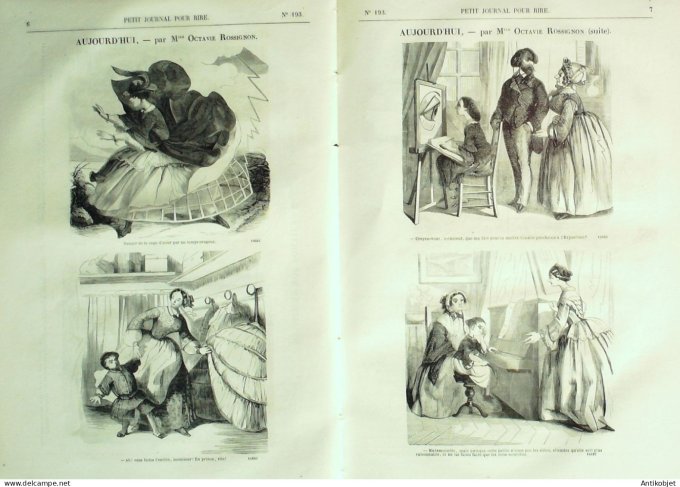 Petit journal pour Rire 1859 # 193 Nos Portiers Randon