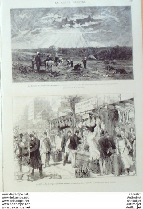 Le Monde illustré 1873 n°836 Algérie Oran Pain D'epices Espagne Puycerda Autriche Vienne