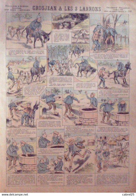 Grosjean & Les Trois Lardons (Pellerin d'epinal)