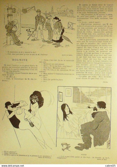 Le Rire 1909 n°311 Willette Delaw Gerbault Poulbot Carlègle Métivet Guillaume Hellé