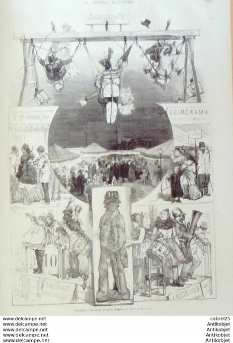 Le Monde illustré 1873 n°836 Algérie Oran Pain D'epices Espagne Puycerda Autriche Vienne