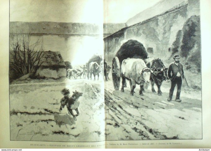 Le Monde illustré 1885 n°1490 Berck-sur-Mer (62) Lorient (56) Chambéry (73)