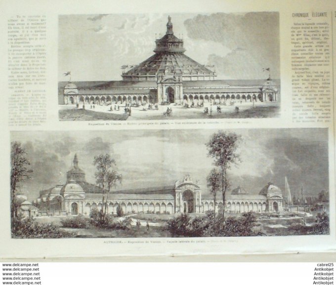 Le Monde illustré 1873 n°836 Algérie Oran Pain D'epices Espagne Puycerda Autriche Vienne