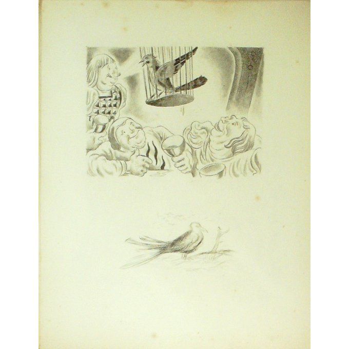 COLLOT ANDRE-EAU FORTE-pour illustrer RABELAIS- 7-1933