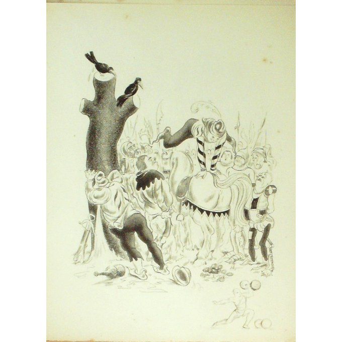 COLLOT ANDRE-EAU FORTE-pour illustrer RABELAIS-11-1933