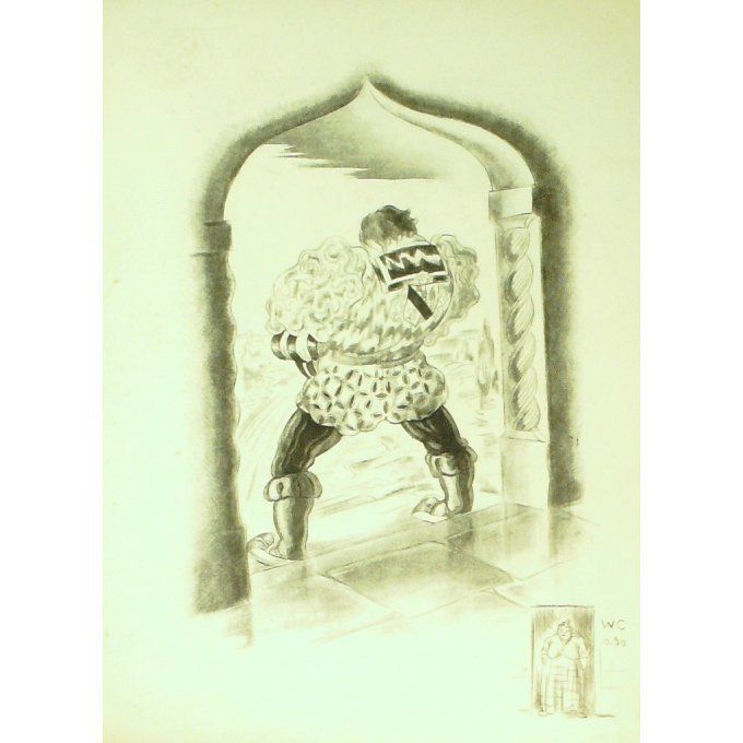 COLLOT ANDRE-EAU FORTE-pour illustrer RABELAIS-13-1933