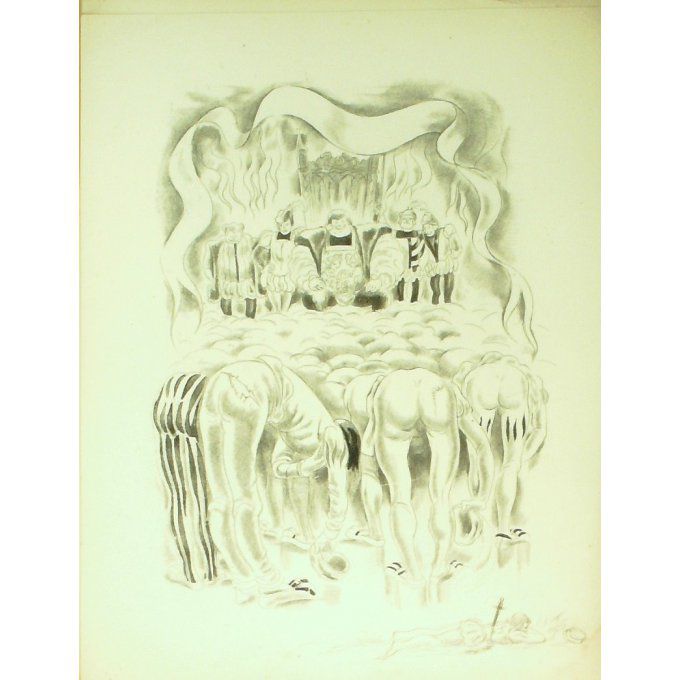 COLLOT ANDRE-EAU FORTE-pour illustrer RABELAIS-14-1933