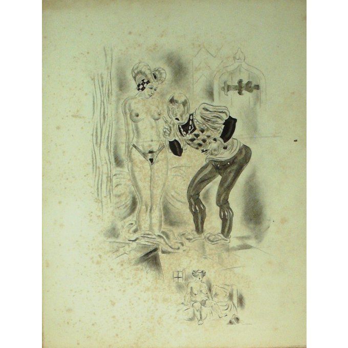 COLLOT ANDRE-EAU FORTE-pour illustrer RABELAIS-17-1933