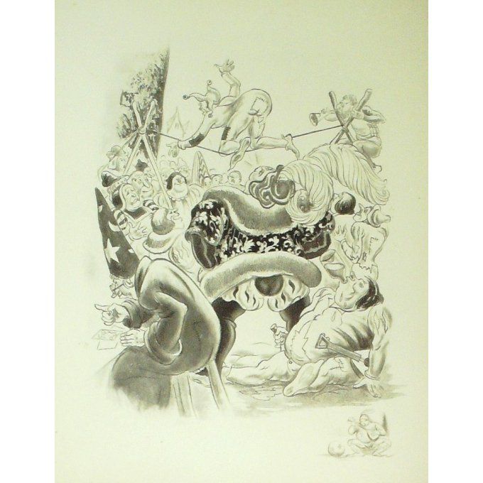 COLLOT ANDRE-EAU FORTE-pour illustrer RABELAIS-19-1933