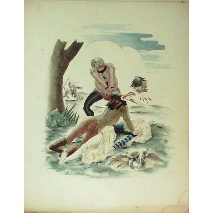 COLLOT ANDRE-EAU FORTE-pour illustrer RABELAIS-20-1933