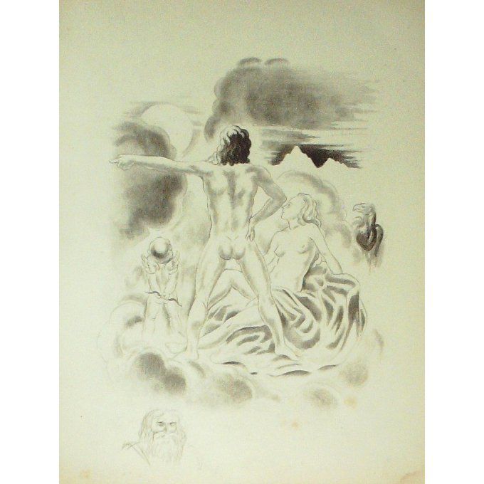 COLLOT ANDRE-EAU FORTE-pour illustrer RABELAIS-23-1933