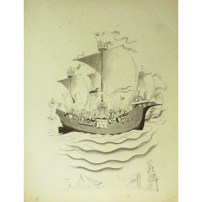 COLLOT ANDRE-EAU FORTE-pour illustrer RABELAIS-24-1933