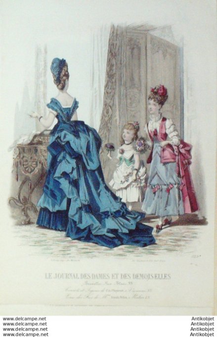Journal des Dames Demoiselles 1873 # 1129 (Maison Plument)