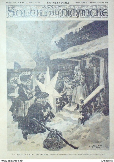 Soleil du Dimanche 1897 n° 2  Iran Téhéran Shah Chine Li Hung Tchang