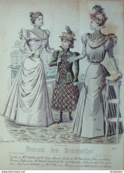 Journal de Demoiselles 1897 # 5149 (Maison Bondenet)