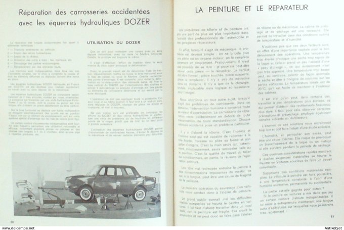 Etude Tech. Automobile 1966 n°11 Peugeot J7 Triumph 2000 Berliet GRK10 Cortina 114E