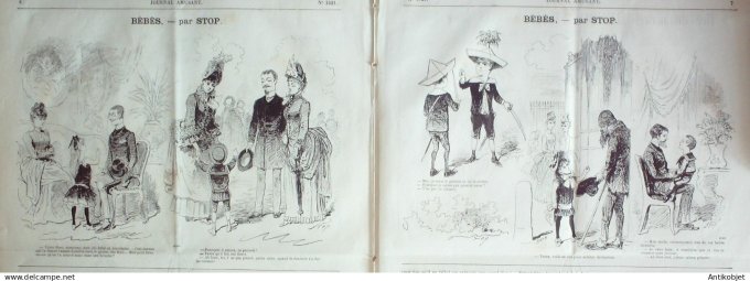 Le Journal Amusant 1885 # 1521 Les petits sports par Mars